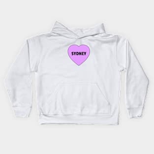 I love Sydney - Heart Kids Hoodie